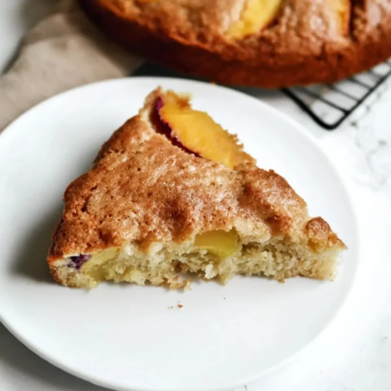 French Nectarine Cake