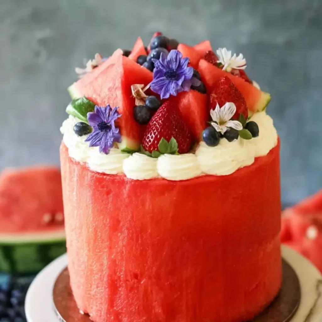 Fresh Watermelon Cake