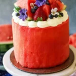Fresh Watermelon Cake