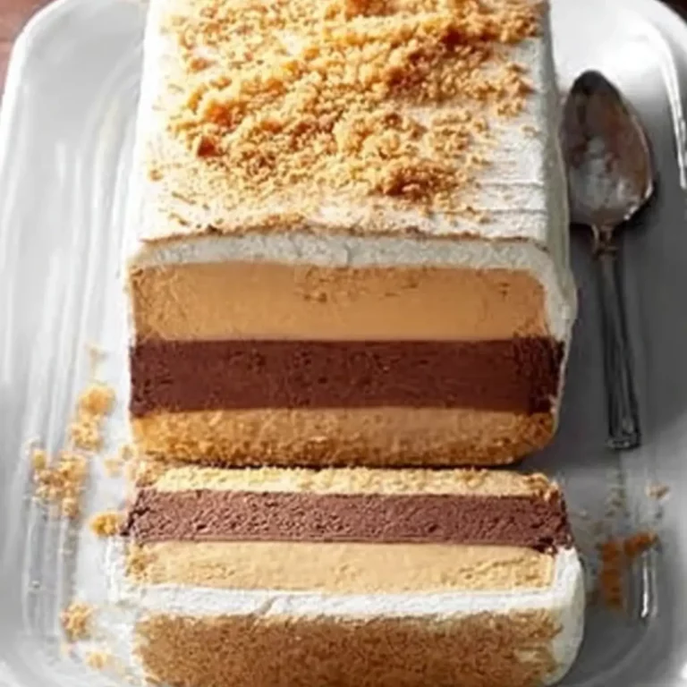 Frozen Peanut Butter and Chocolate Terrine