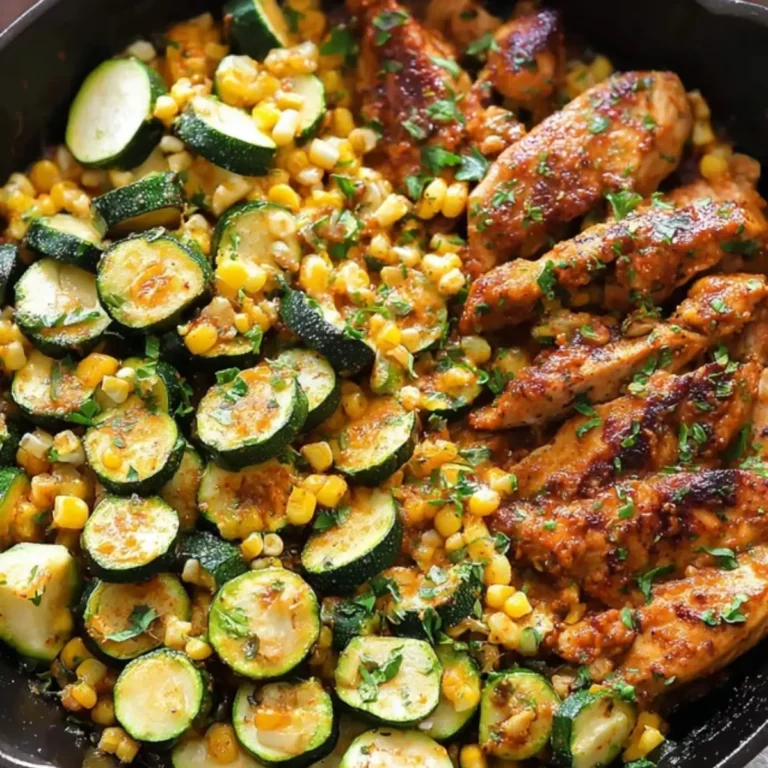 Garlic Butter Chicken with Zucchini