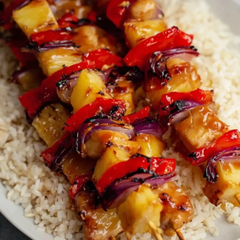 Hawaiian Chicken Kabobs