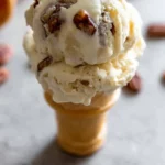 Homemade Butter Pecan Ice Cream