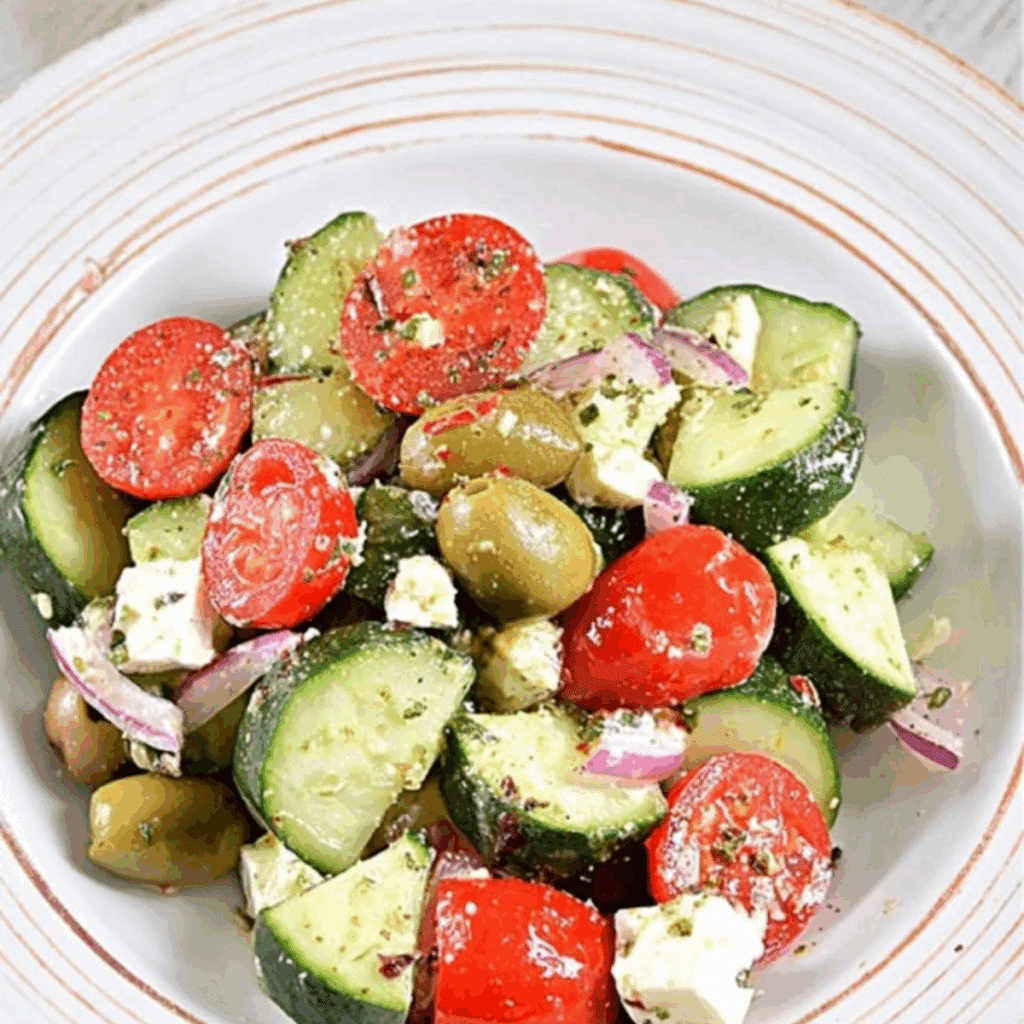 Keto Greek Cucumber Salad