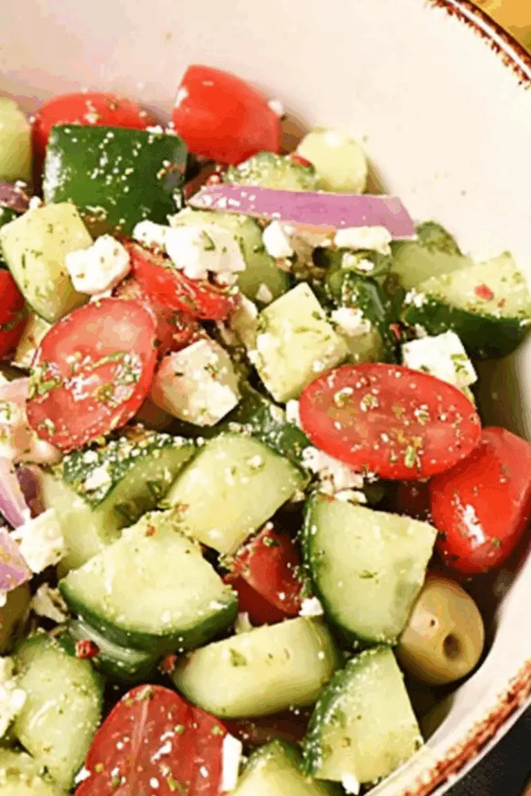 Keto Greek Cucumber Salad