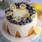 Lemon Blueberry Buttermilk Cake