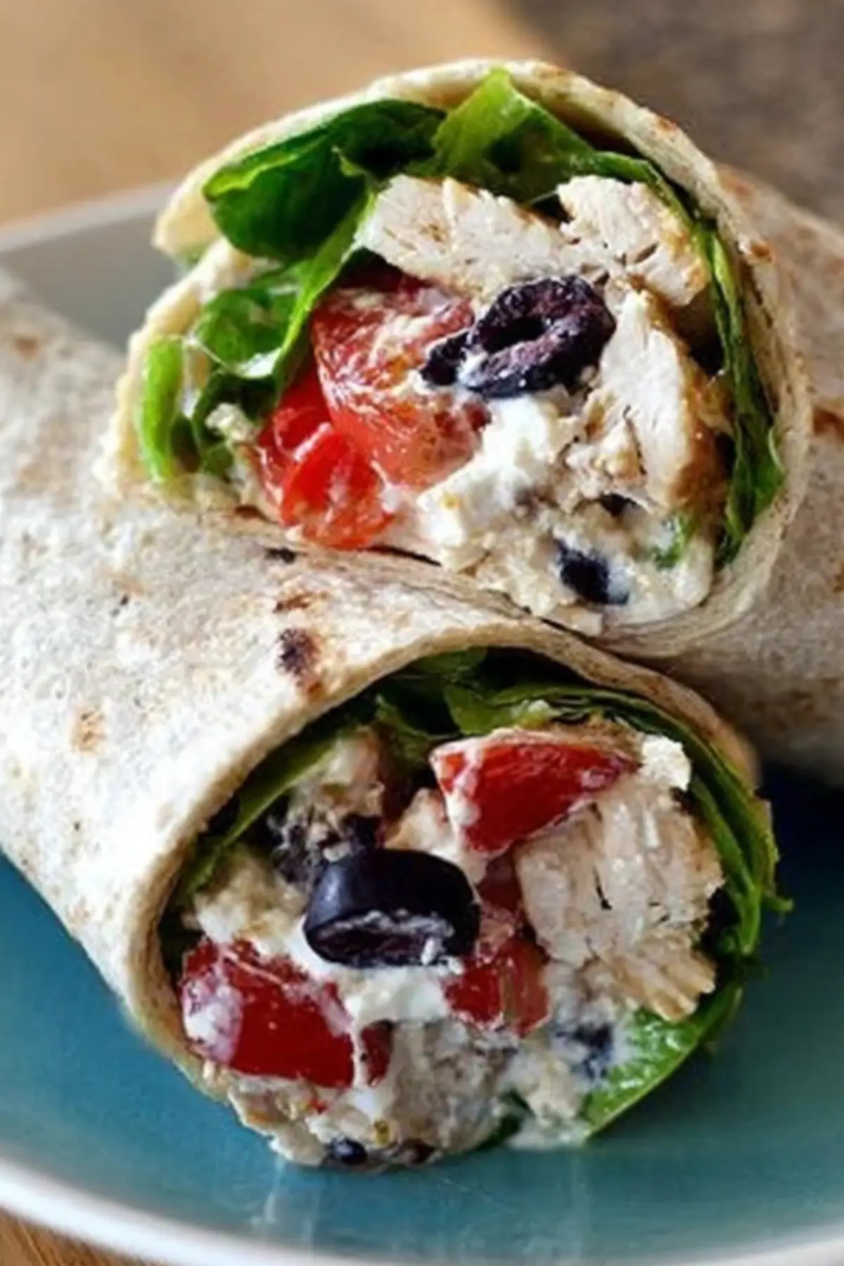 Mediterranean Chicken Wraps