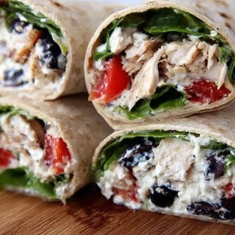 Mediterranean Chicken Wraps