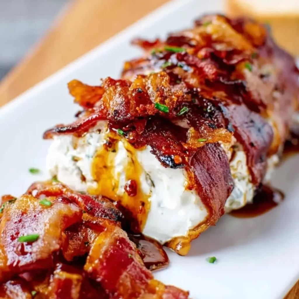 Million Dollar Bacon Goat Cheese Appetizer Log
