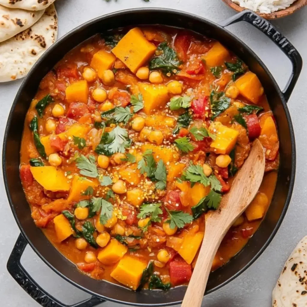 Moroccan Pumpkin & Chickpea Stew