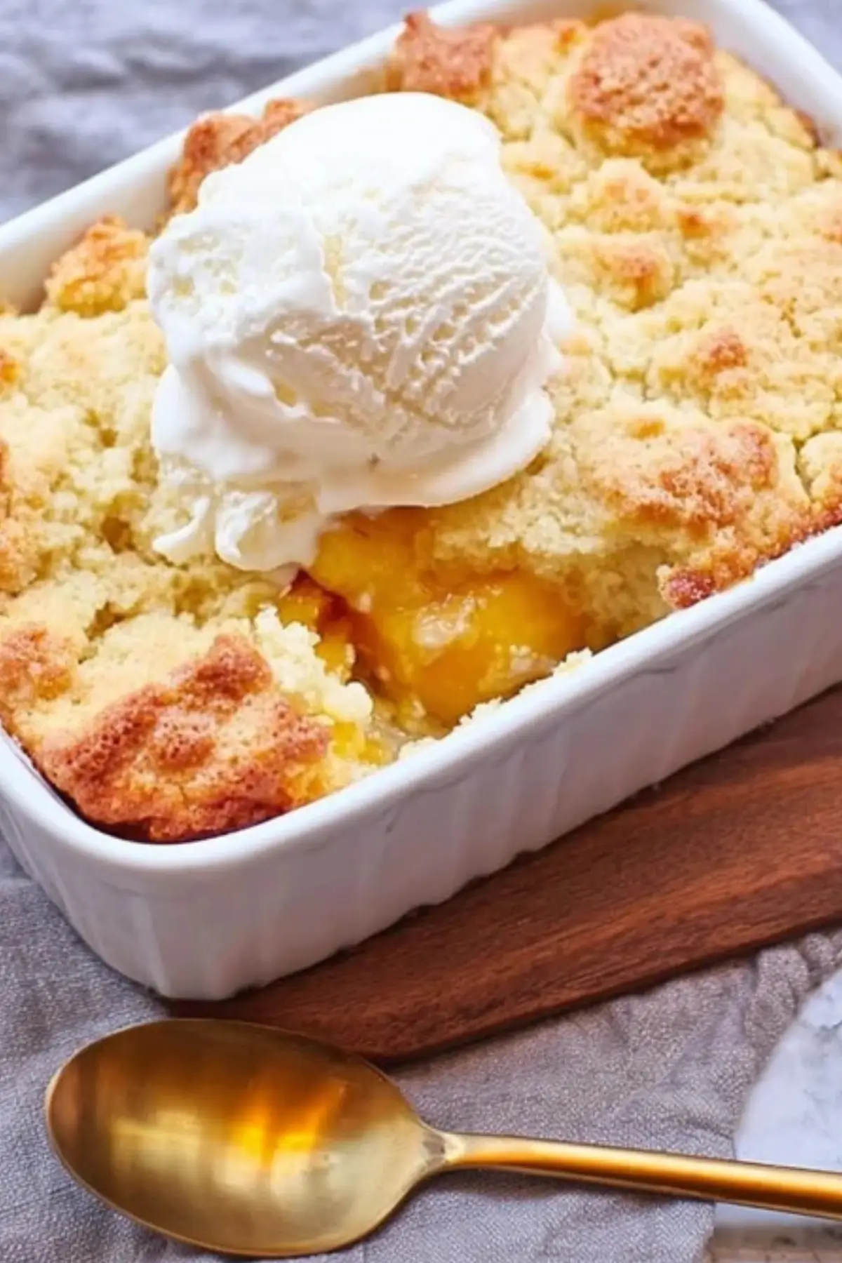Nectarine Cobbler