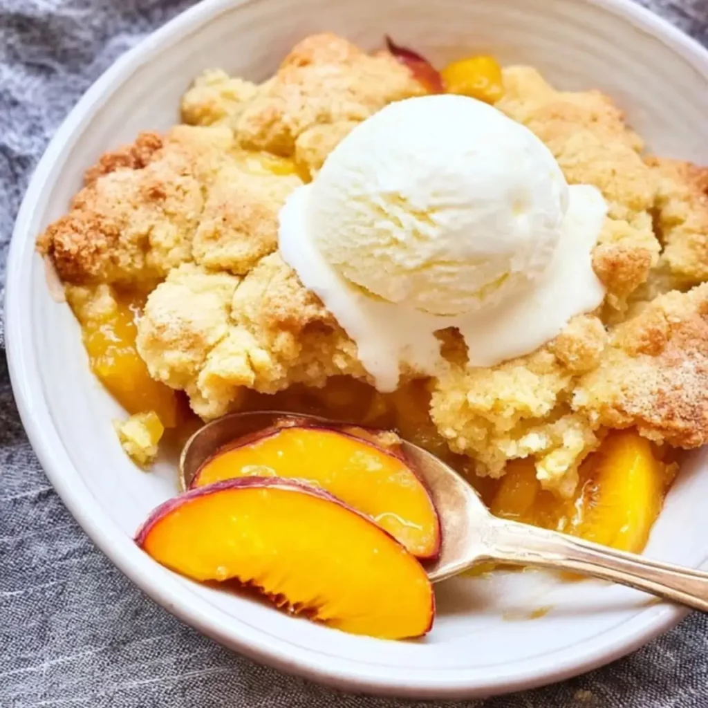 Nectarine Cobbler