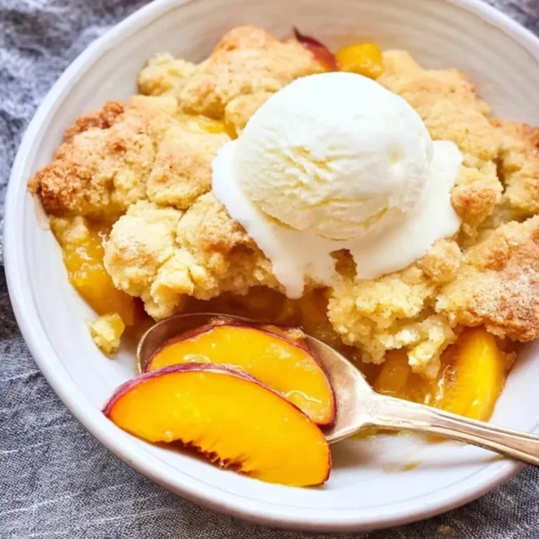 Nectarine Cobbler