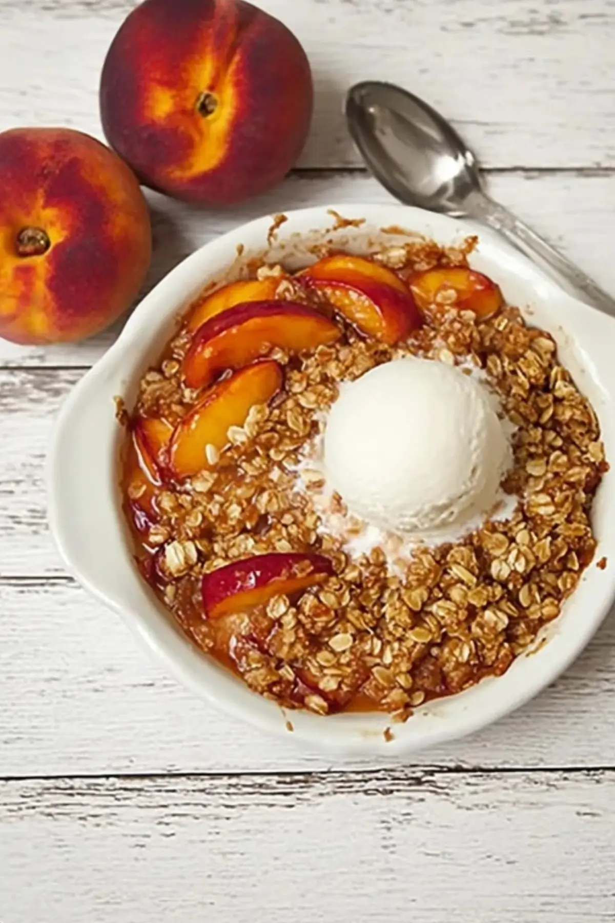 Nectarine Crisp with Cinnamon Oat