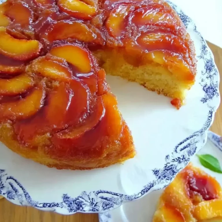 Nectarine Upside Down Cake
