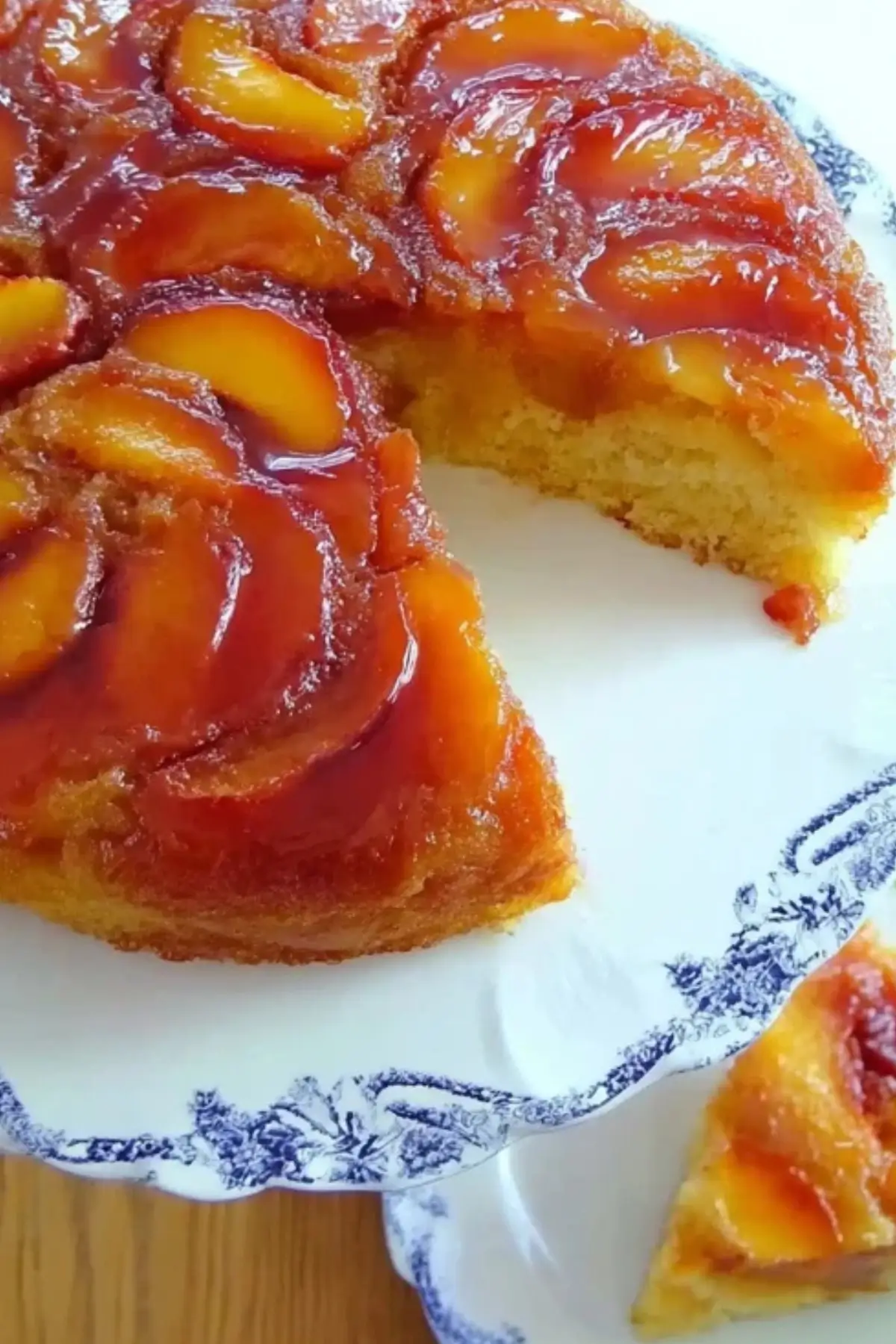 Nectarine Upside Down Cake