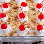 No Bake Banana Split Cake