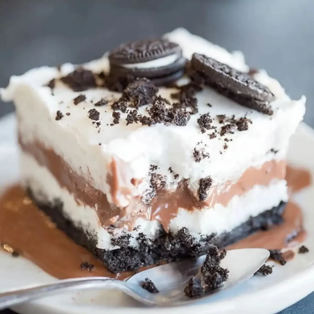 No Bake Heavenly Oreo Dessert