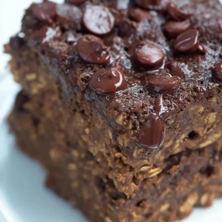 Oatmeal Breakfast Brownies