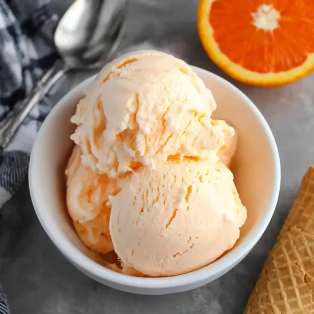 Orange Creamsicle Ice Cream