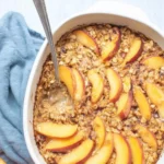 Peach Baked Oatmeal
