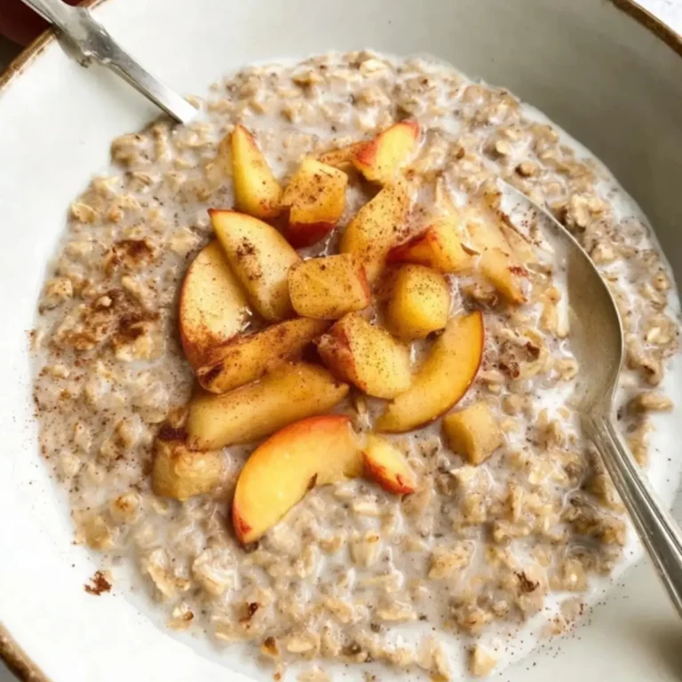 Peaches & Cream Oatmeal