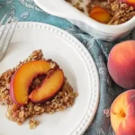Peaches ‘n Cream Baked Oatmeal