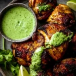 Peruvian Chicken with Green Sauce
