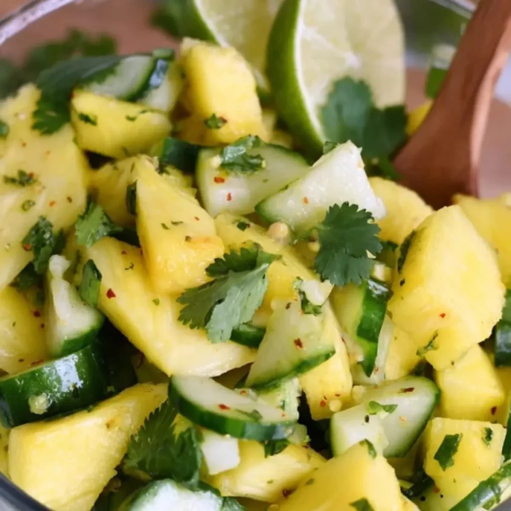 Pineapple Cucumber Salad