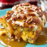 Pumpkin Praline Bread Pudding