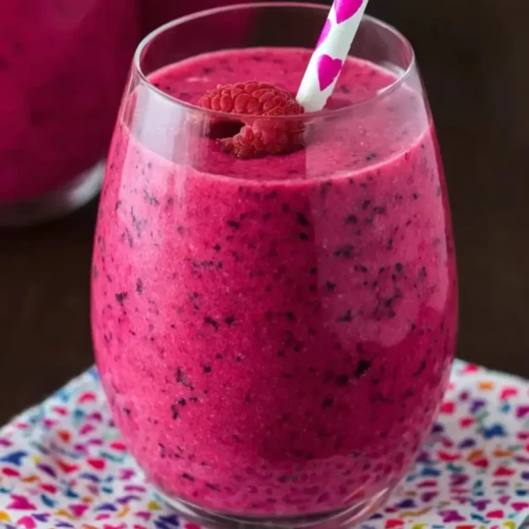 Raspberry Peach Smoothie