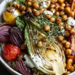 Roasted Veggie and Chickpea Bowl