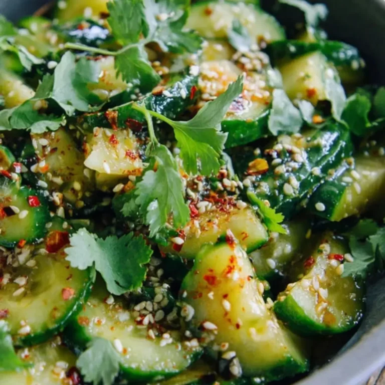 Smashed Asian Cucumber Salad