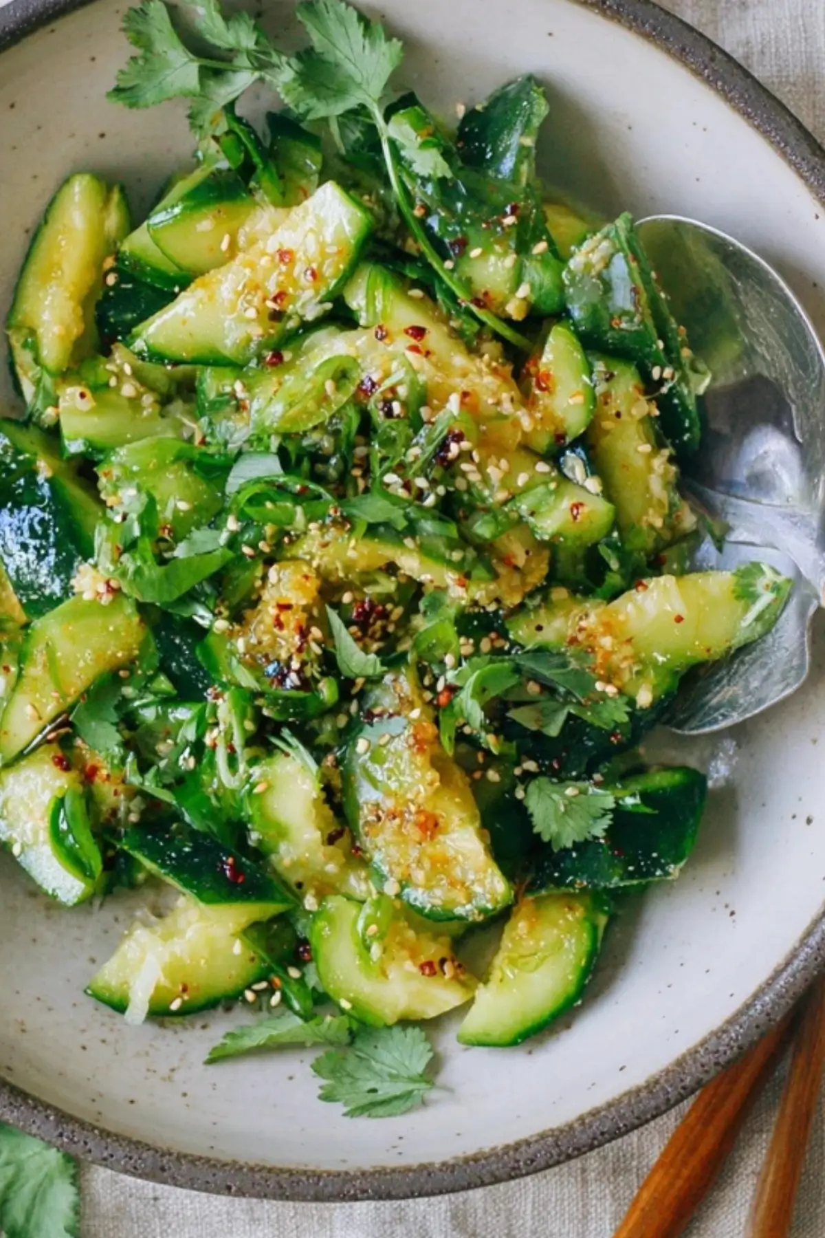 Smashed Asian Cucumber Salad