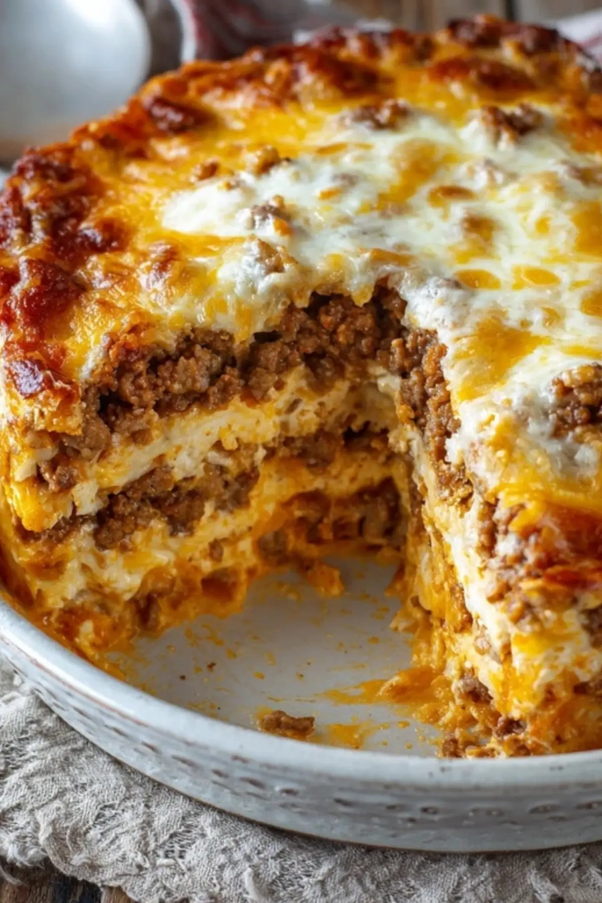 Southern Five Layer Beef Casserole