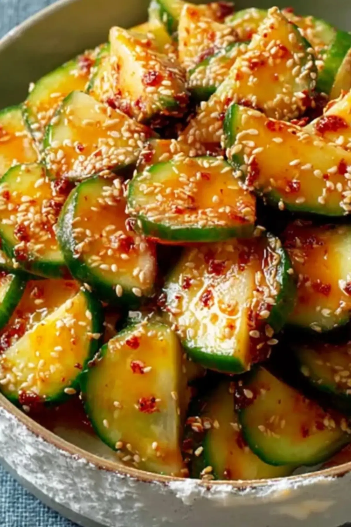 Spicy Korean Cucumber Salad