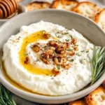 Spicy Ricotta Dip with Hot Honey