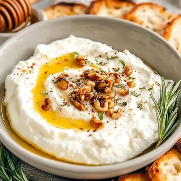 Spicy Ricotta Dip with Hot Honey