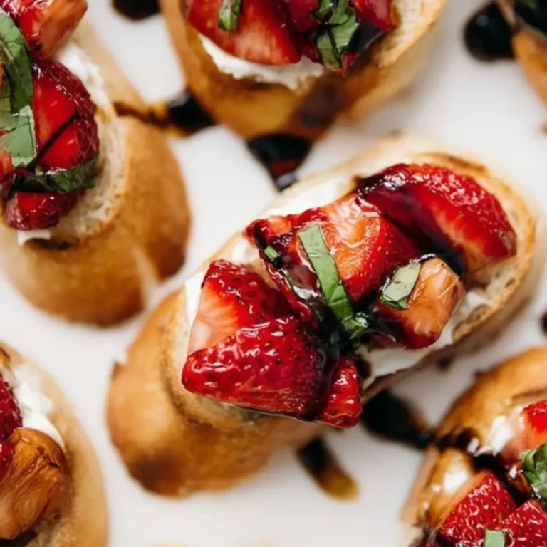 Strawberry Bruschetta