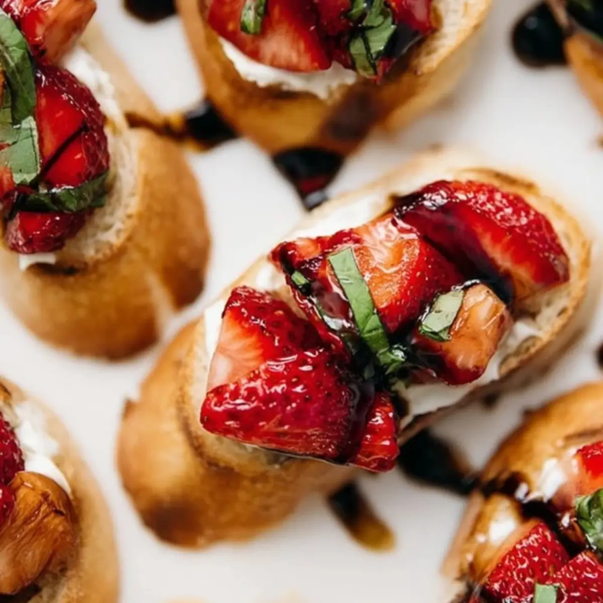 Strawberry Bruschetta – Easy Summer Appetizer Recipe - CookBakeShare