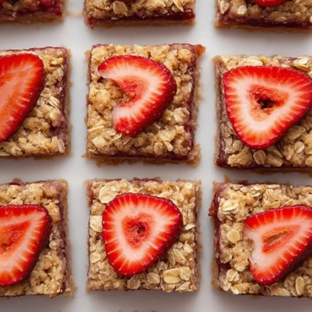 Strawberry Oatmeal Bars