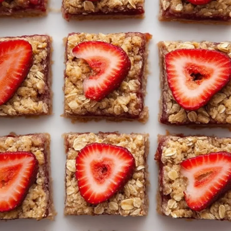 Strawberry Oatmeal Bars