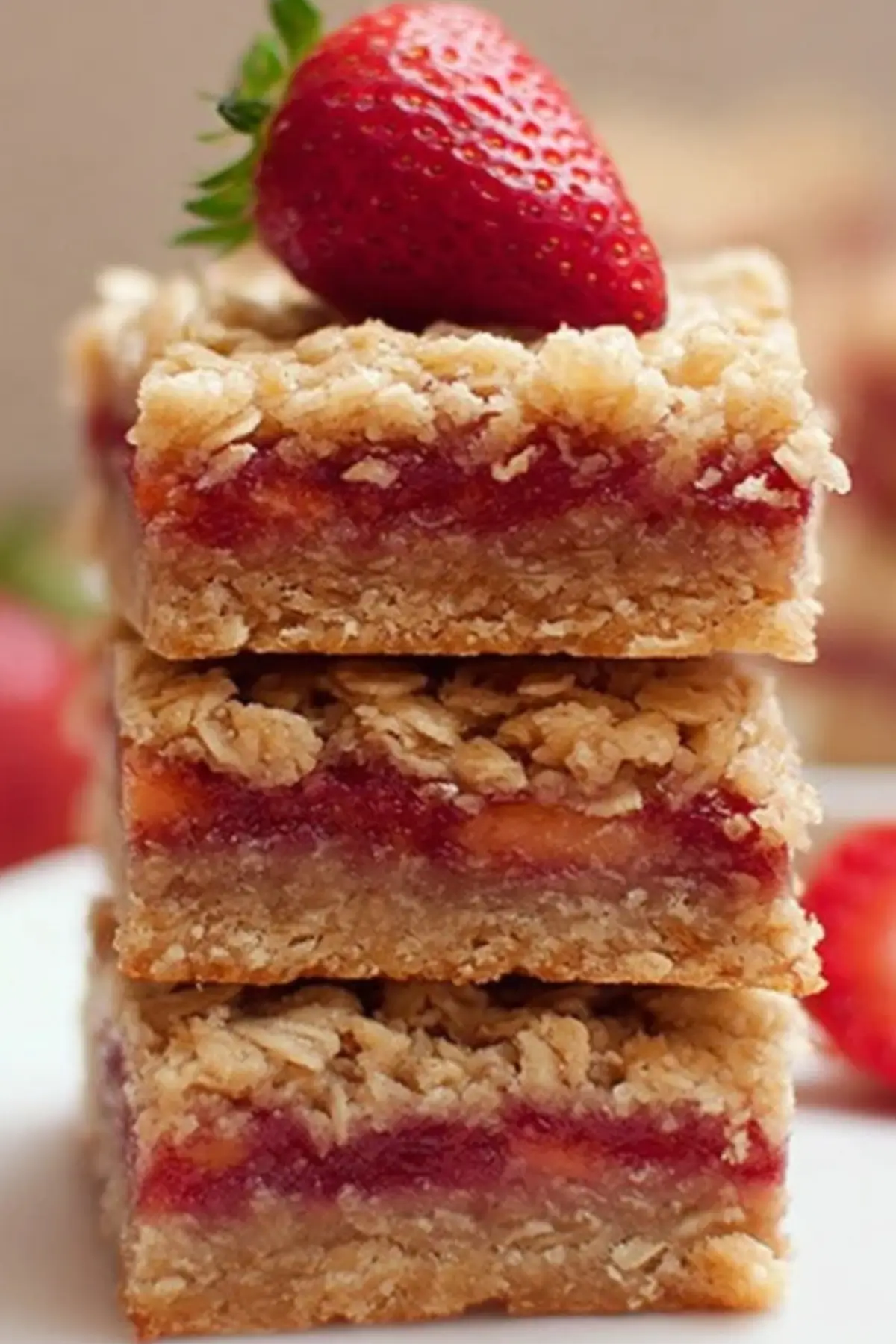 Strawberry Oatmeal Bars