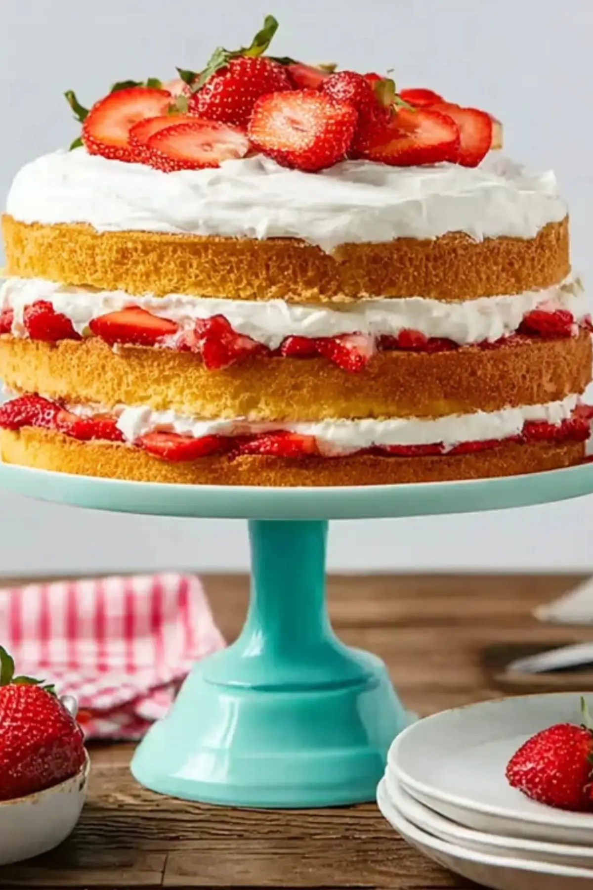 Strawberry Shortcake Cake