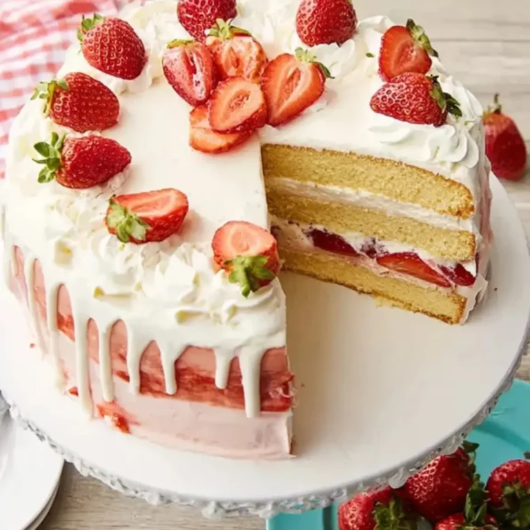Strawberry Shortcake Cake