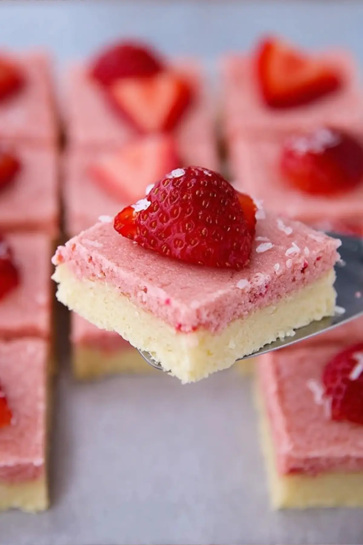 Strawberry Sugar Cookie Bars