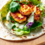Sweet Chili Halloumi Wraps