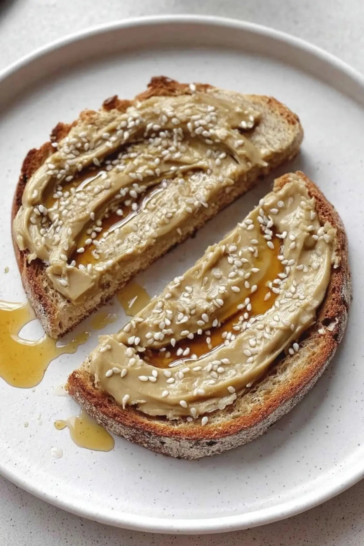 Tahini Honey Toast