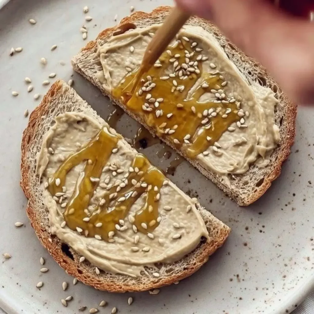 Tahini Honey Toast