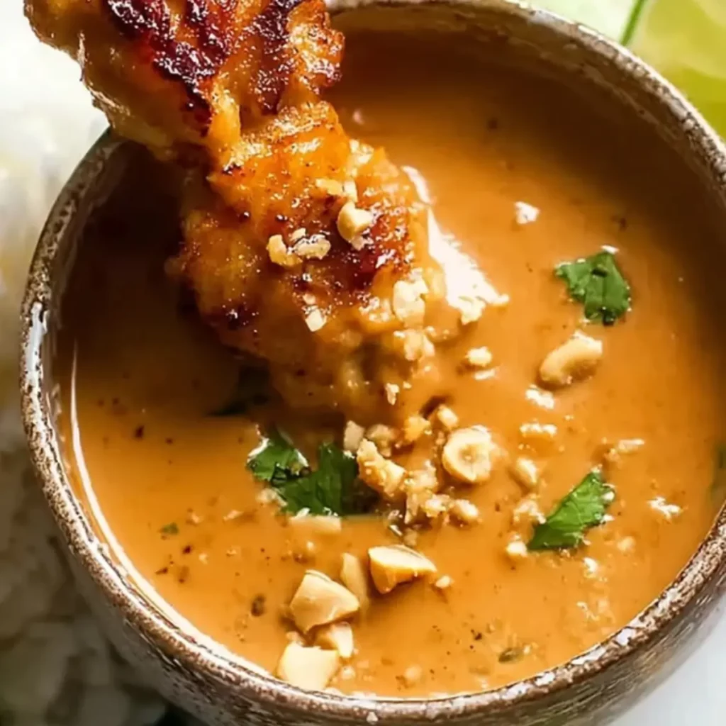 Thai Chicken Satay with Peanut Sauce